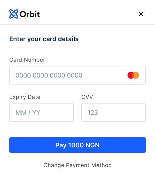 Card Payment Method