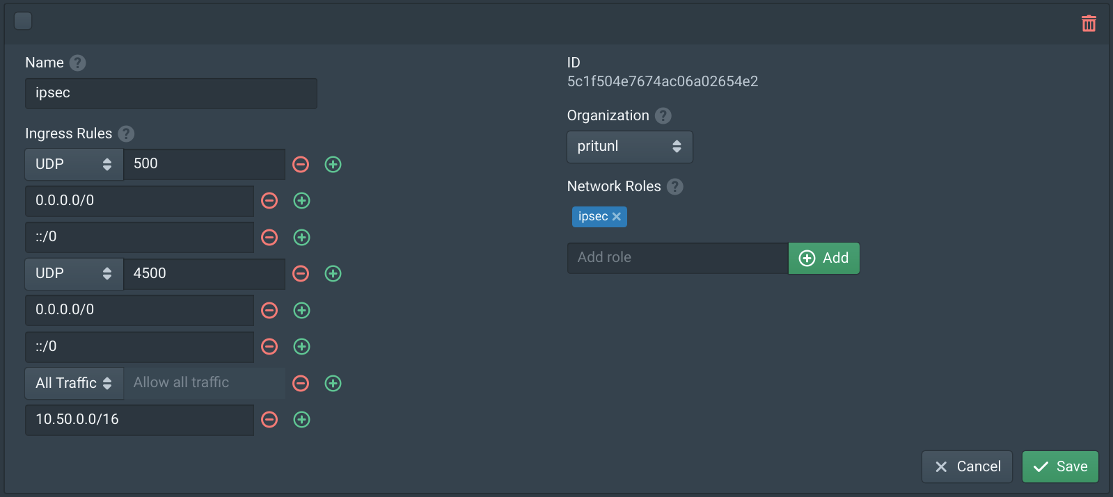 pritunl unraid setup