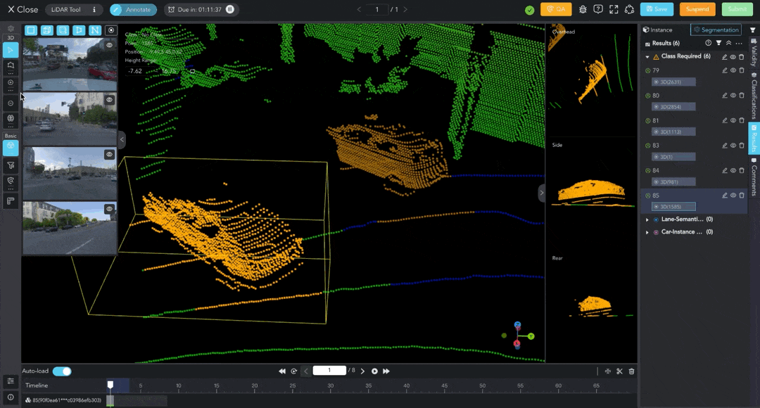 annotate data, data labeling, annotation tool, lidar fusion, point cloud, segmentation