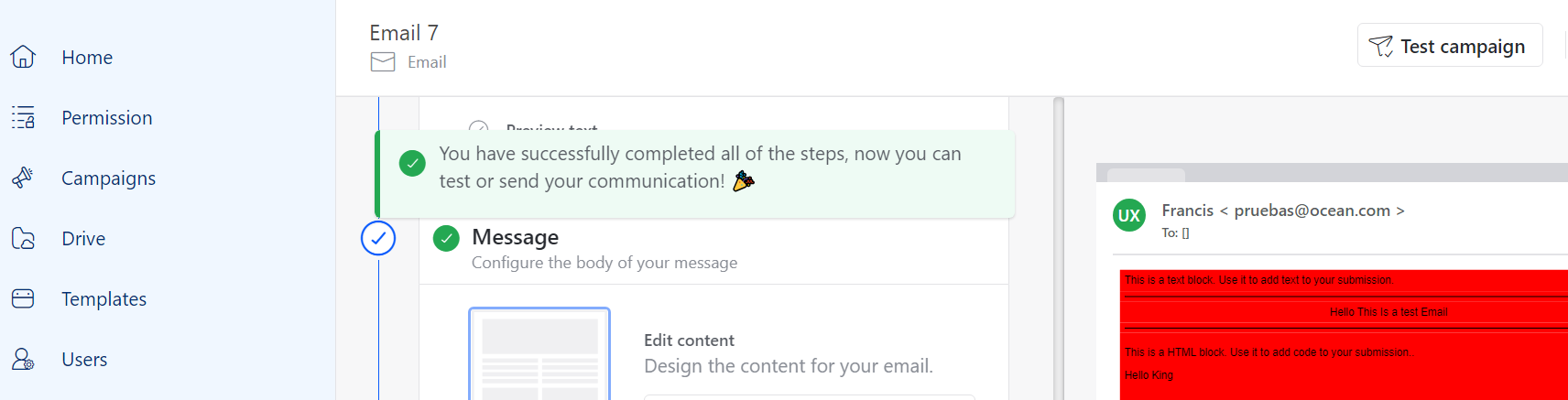 Email attachment options