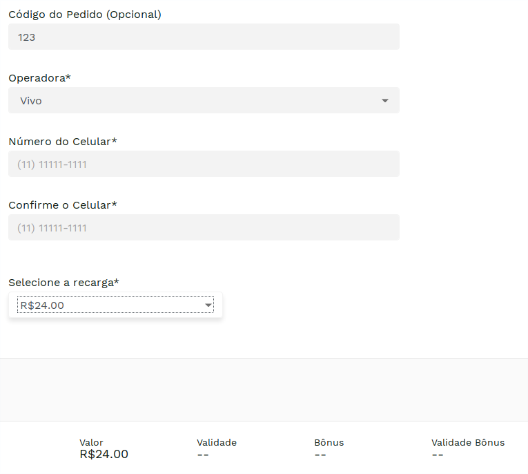 "Recharge via Virtual POS step 5.1" -no-filter