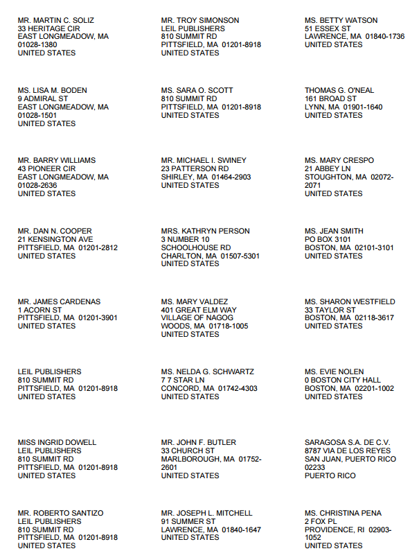 Viewing the 3 Up Labels  A4.rdl report example