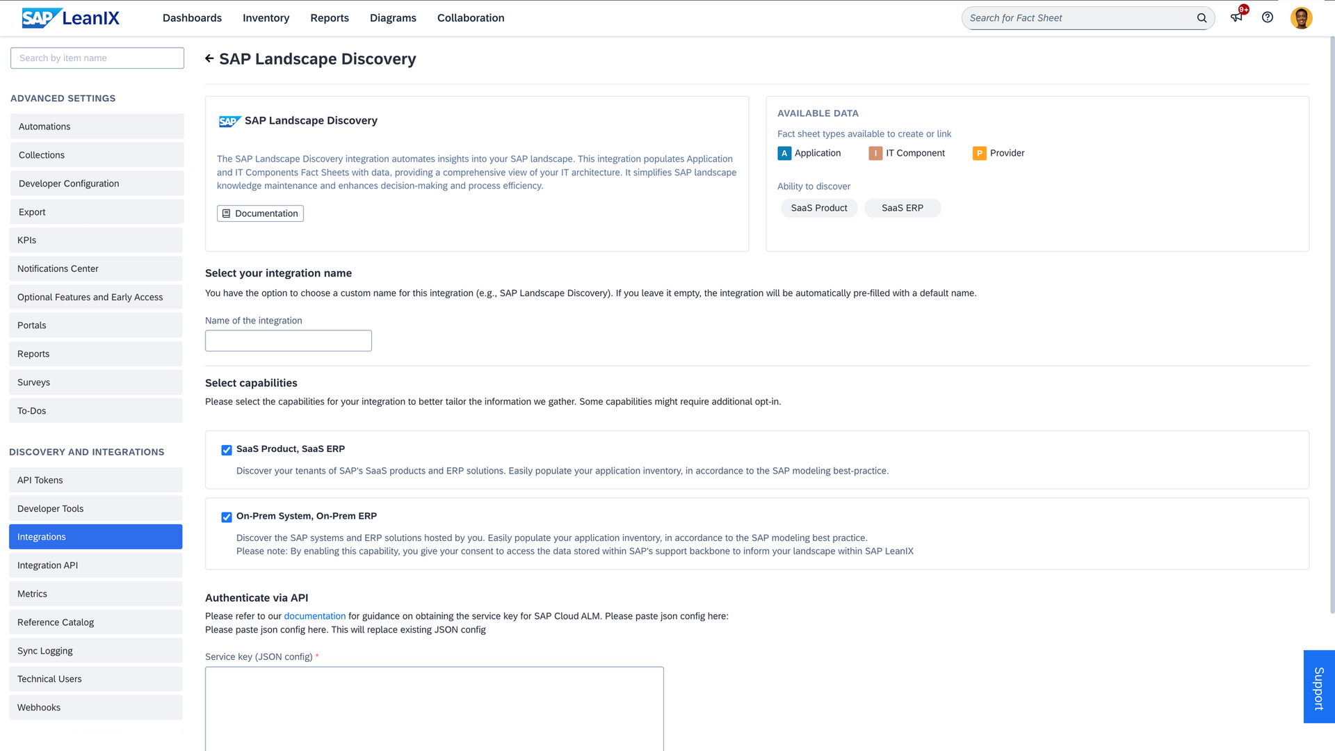 Connecting LeanIX to the SAP Cloud ALM API