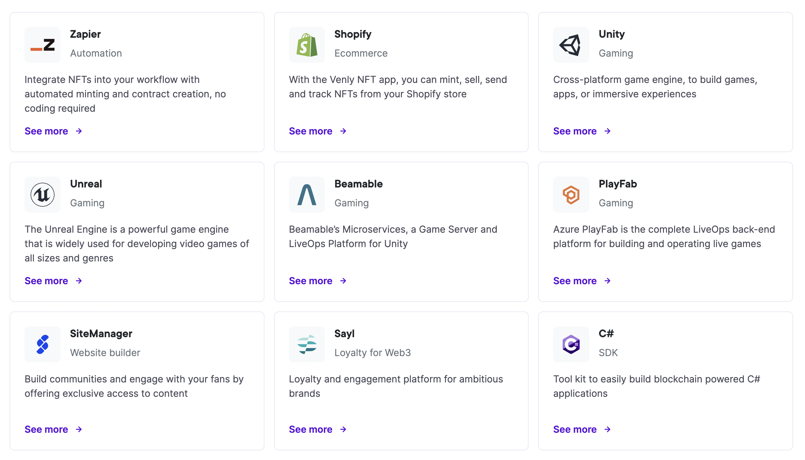Integrations