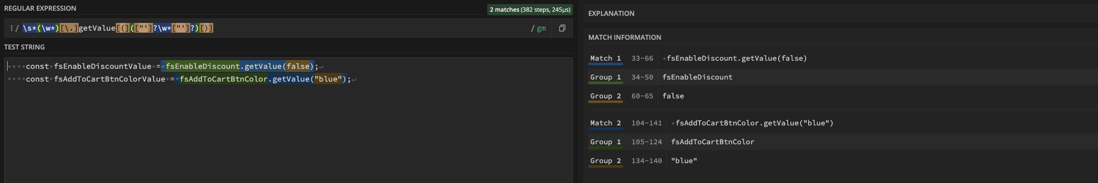 Match declarative variable and flag's default value