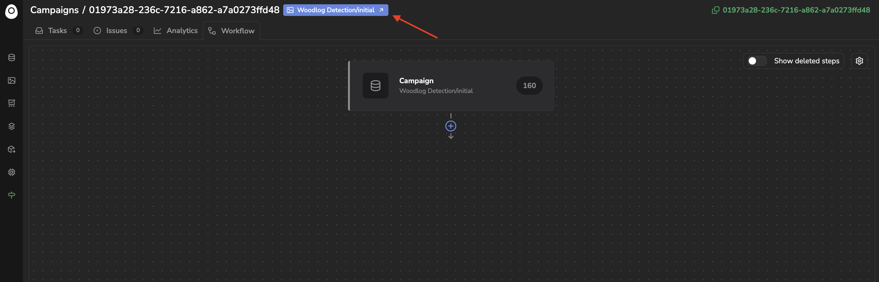 Access the `DatasetVersion` related to the current Annotation Campaign