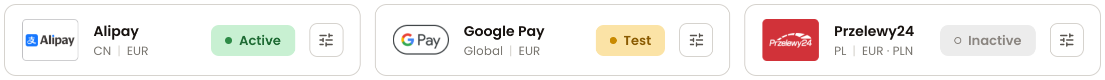 Transaction modes in the Buckaroo plugin