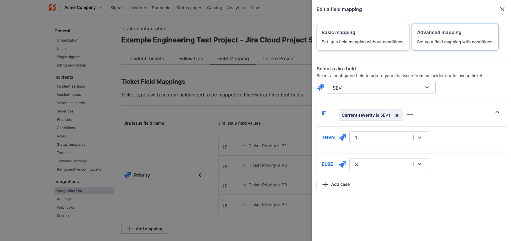 Custom field mappings in Jira