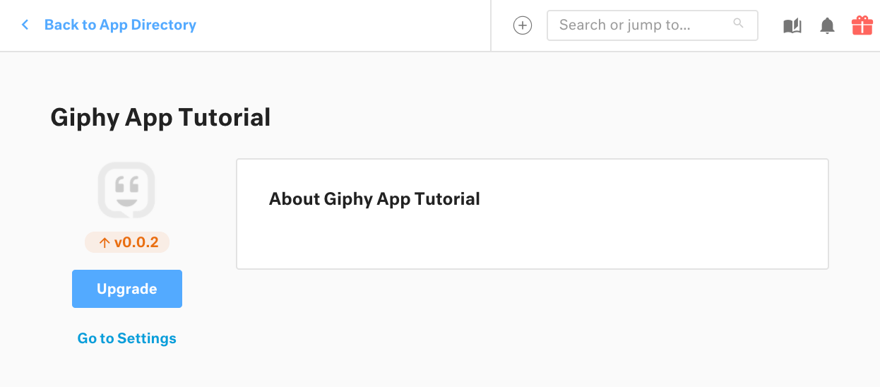 Upgrade your tutorial app to the new version.