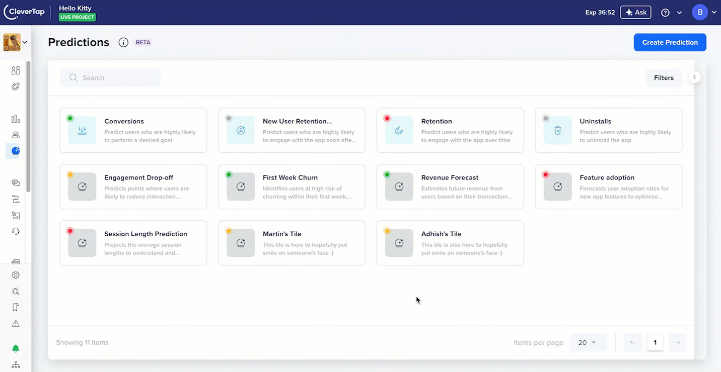 Engage with Predictions Using an App Inbox Campaign