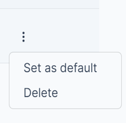 Figure 85: The options menu button.