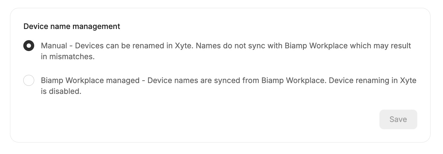 Example of device name sync from a third-party cloud