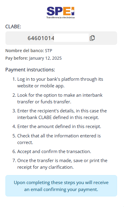 Image 3. Beneficiary's Account