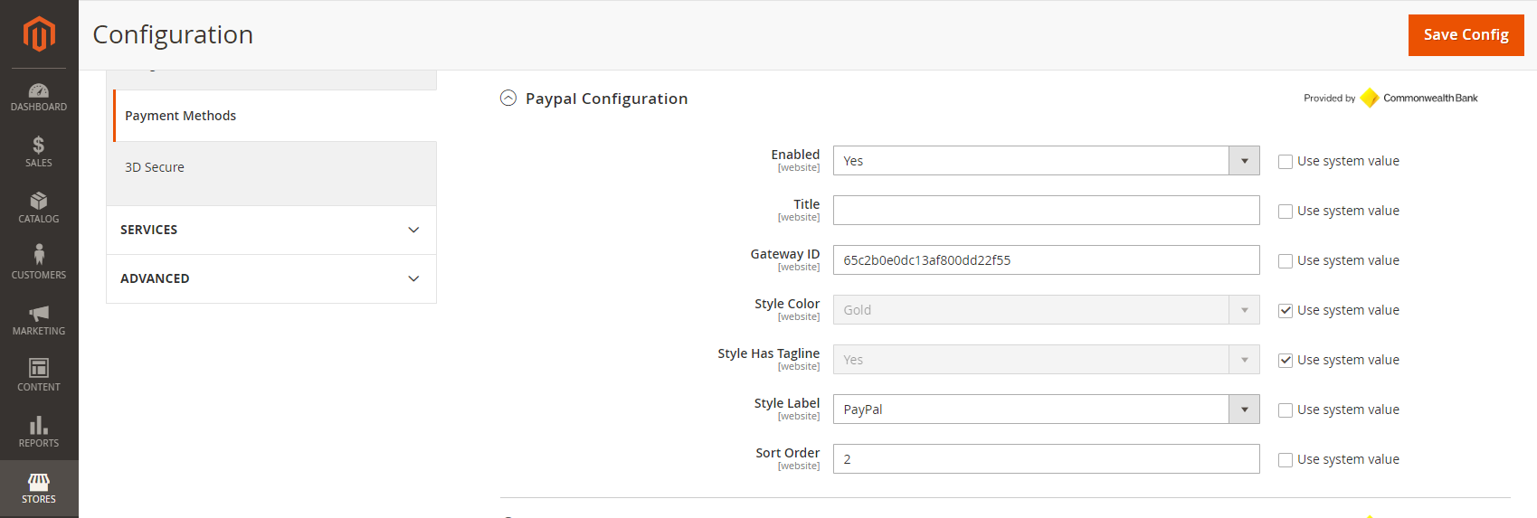 paypal-config