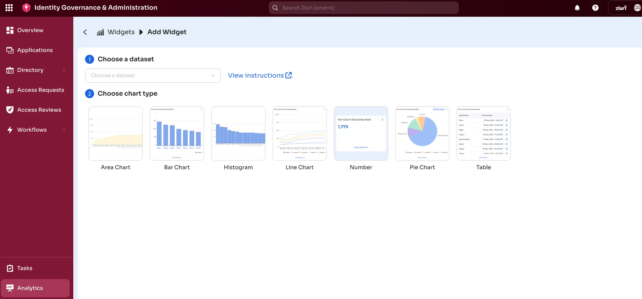 Chart UI Screenshot