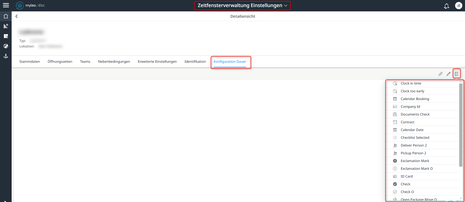 Anzeige der Legende mit allen Icons der Blockly-Regeln