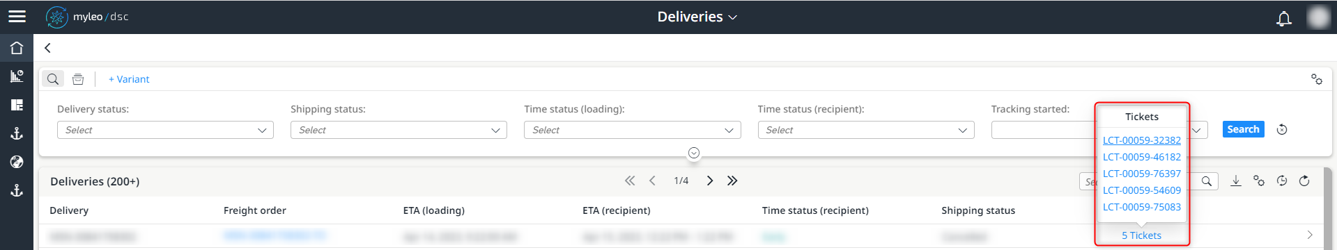 Open a ticket directly via a link