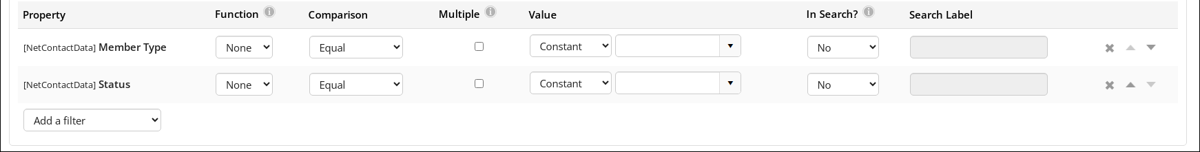 Adding filters