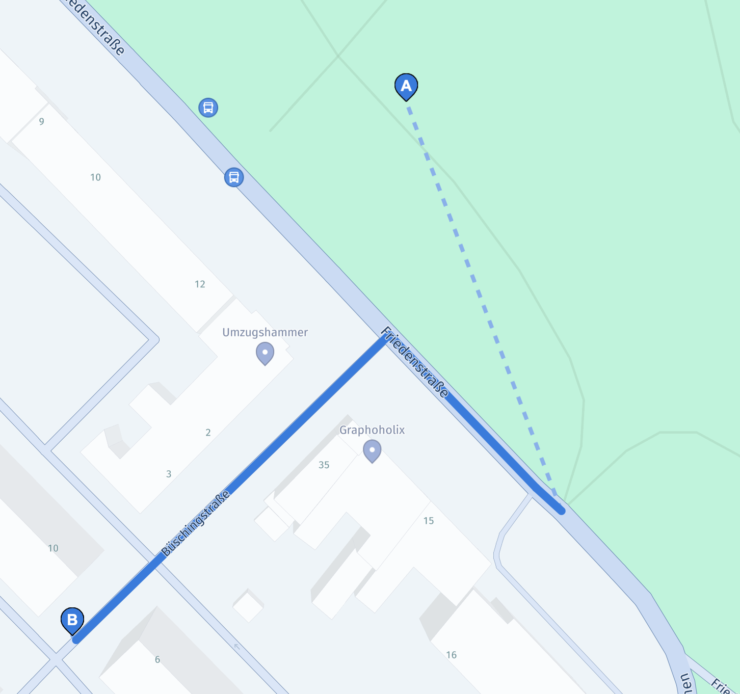 Pedestrian network matching