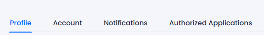 Screenshot of the Account Settings > Profile tab