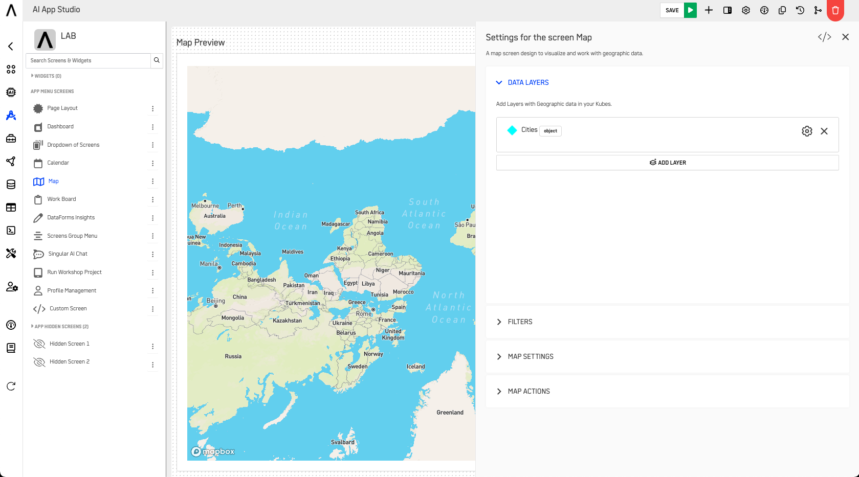 Map Screen