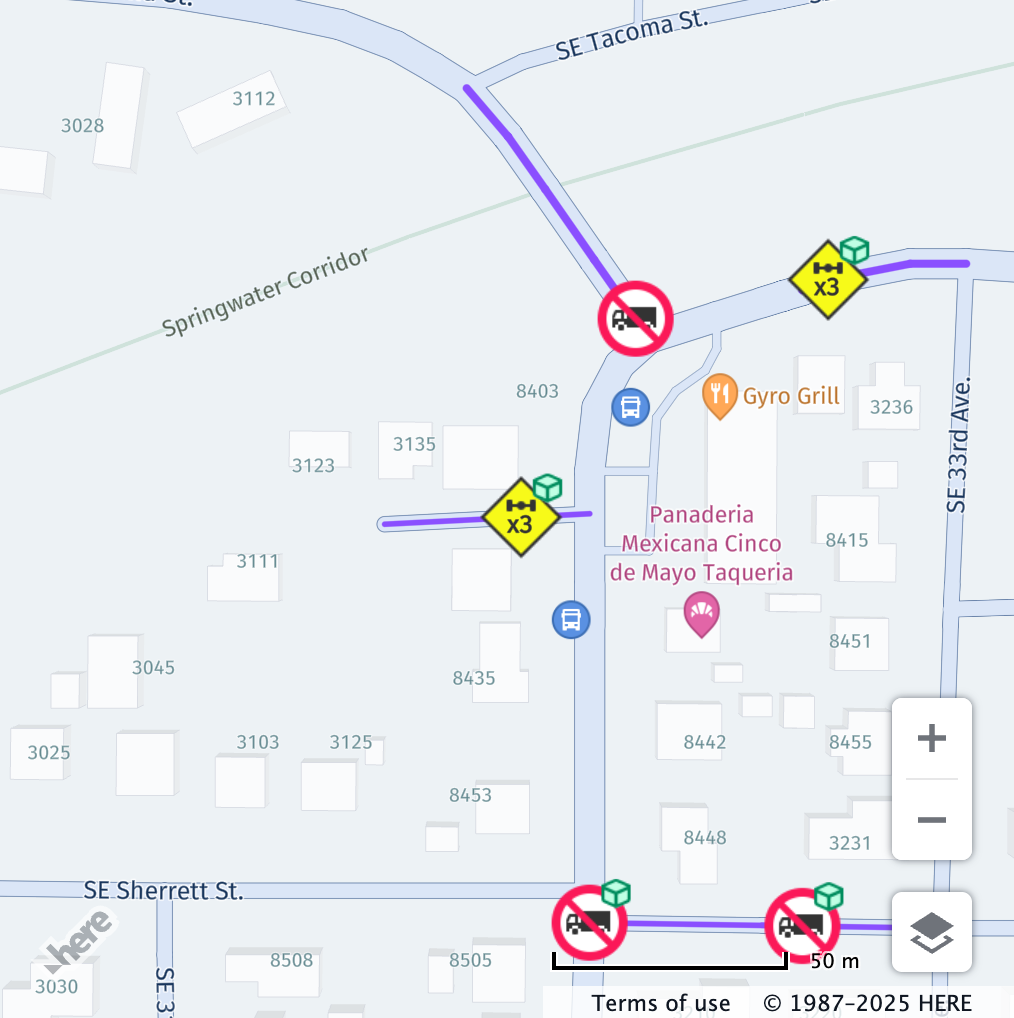 After applying the vehicle profile