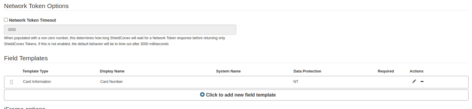 ShieldConex® Field Templates