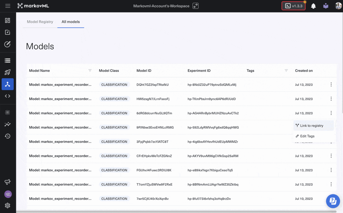 Model Registry in MarkovML