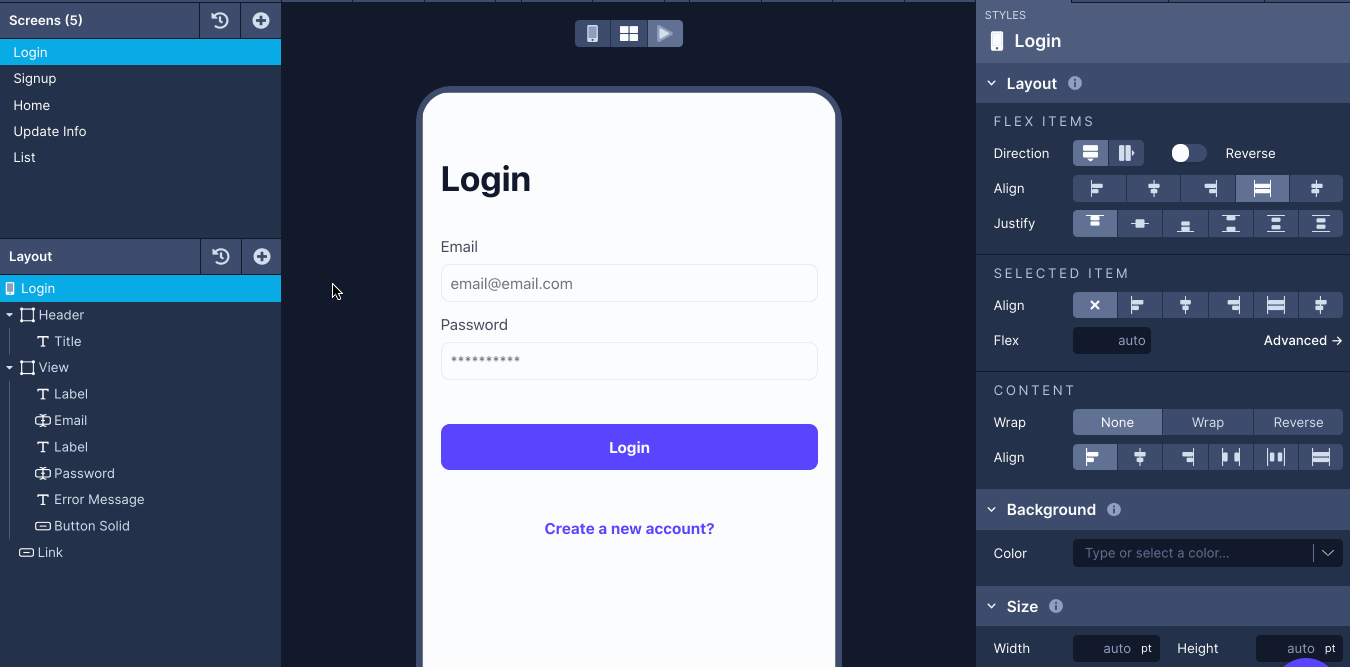 logged-in-user-backendless-demo.gif