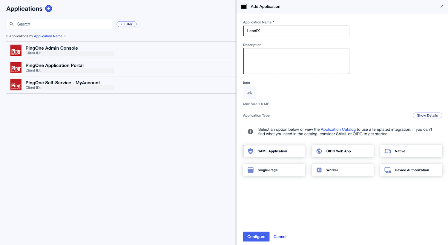 Creating a SAML Application in PingIdentity