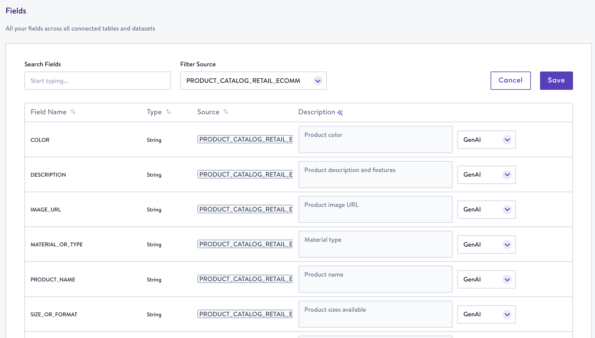 Descriptions can be beneficial when a field name doesn't clarify its purpose. 