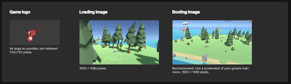 Go to [visual assets](doc:uploading-game-assets) and REALLY customize your game page!
