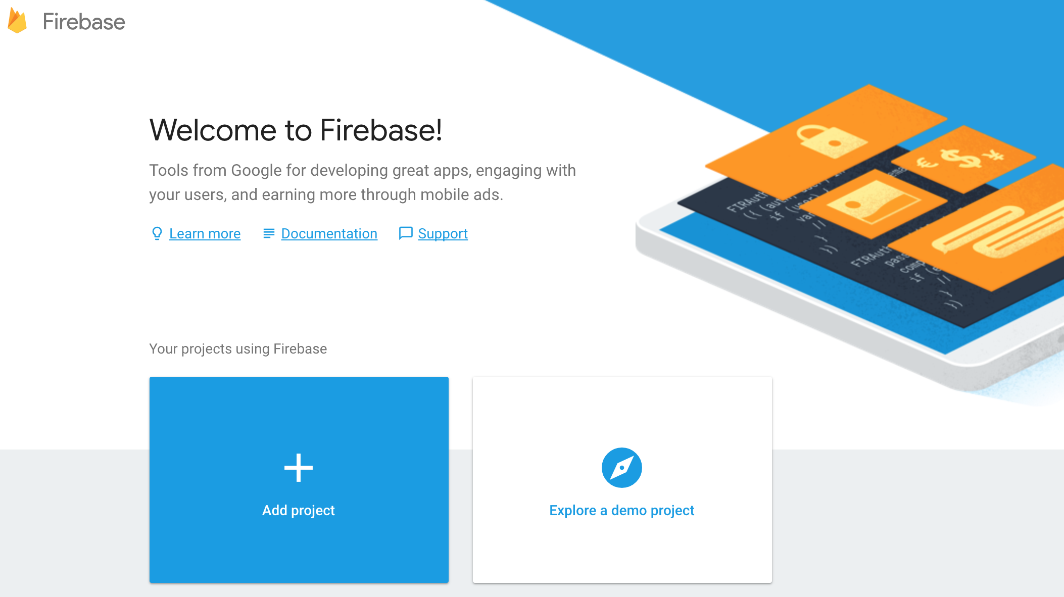 Firebase Developer Console