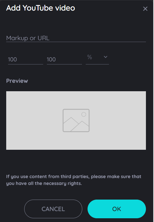 Embed a video in your tooltip