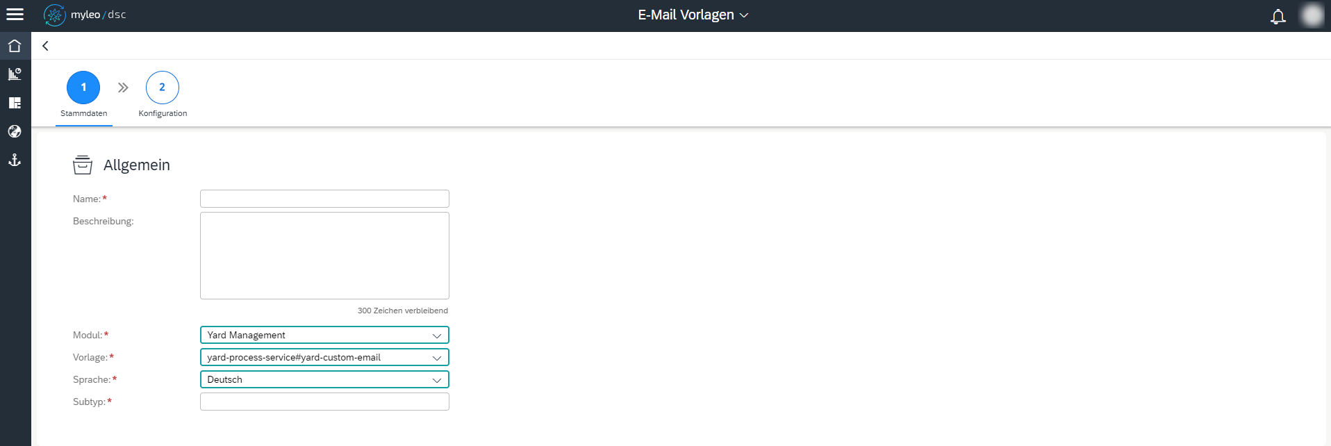 Erstellung einer E-Mail Vorlage