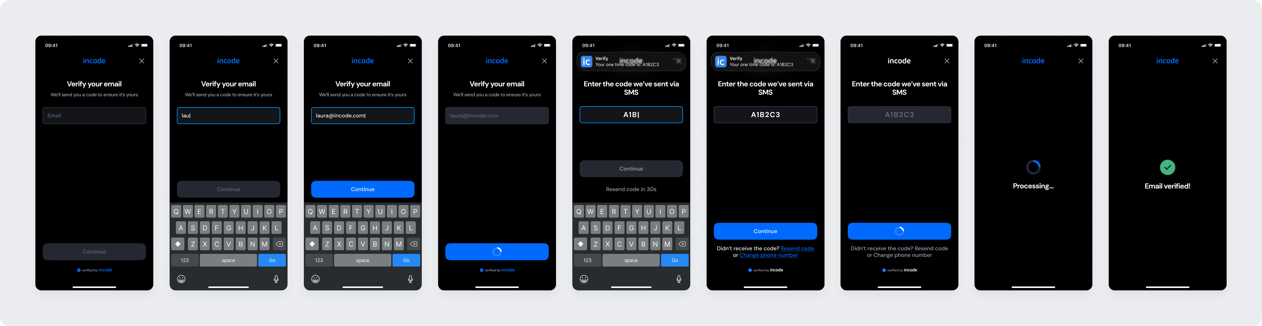 Geolocation module - Happy Path in Dark mode