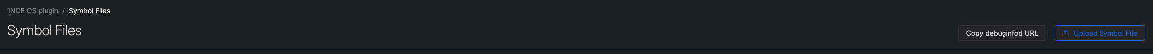 Upload the ELF symbol file to Memfault.
