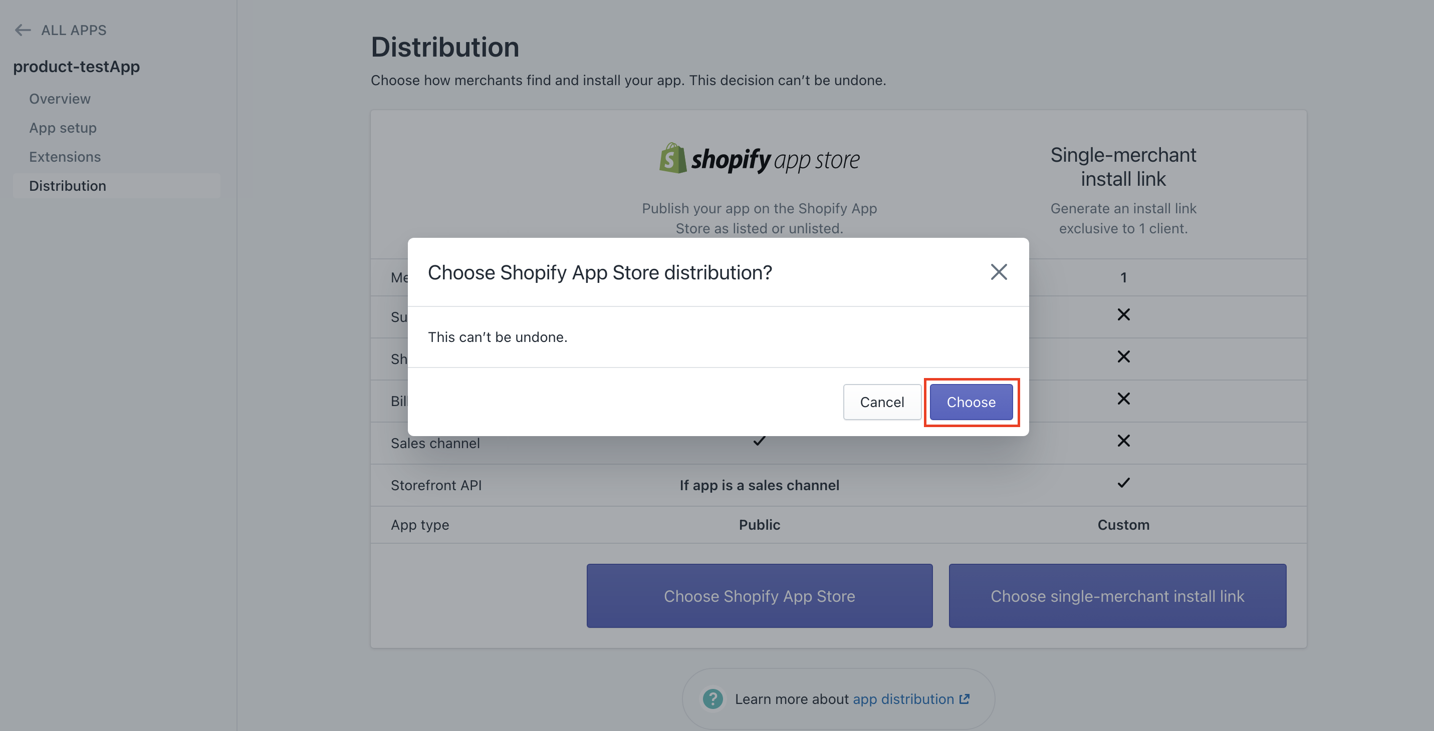 Shopify Partners - Confirm sumbit App. 