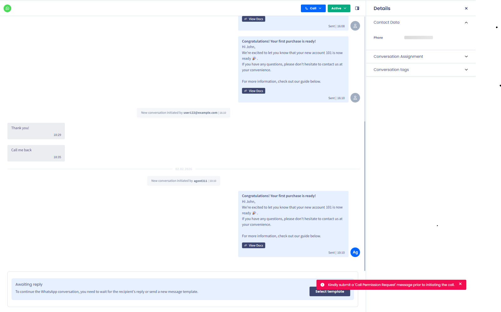 Screenshot with content expired