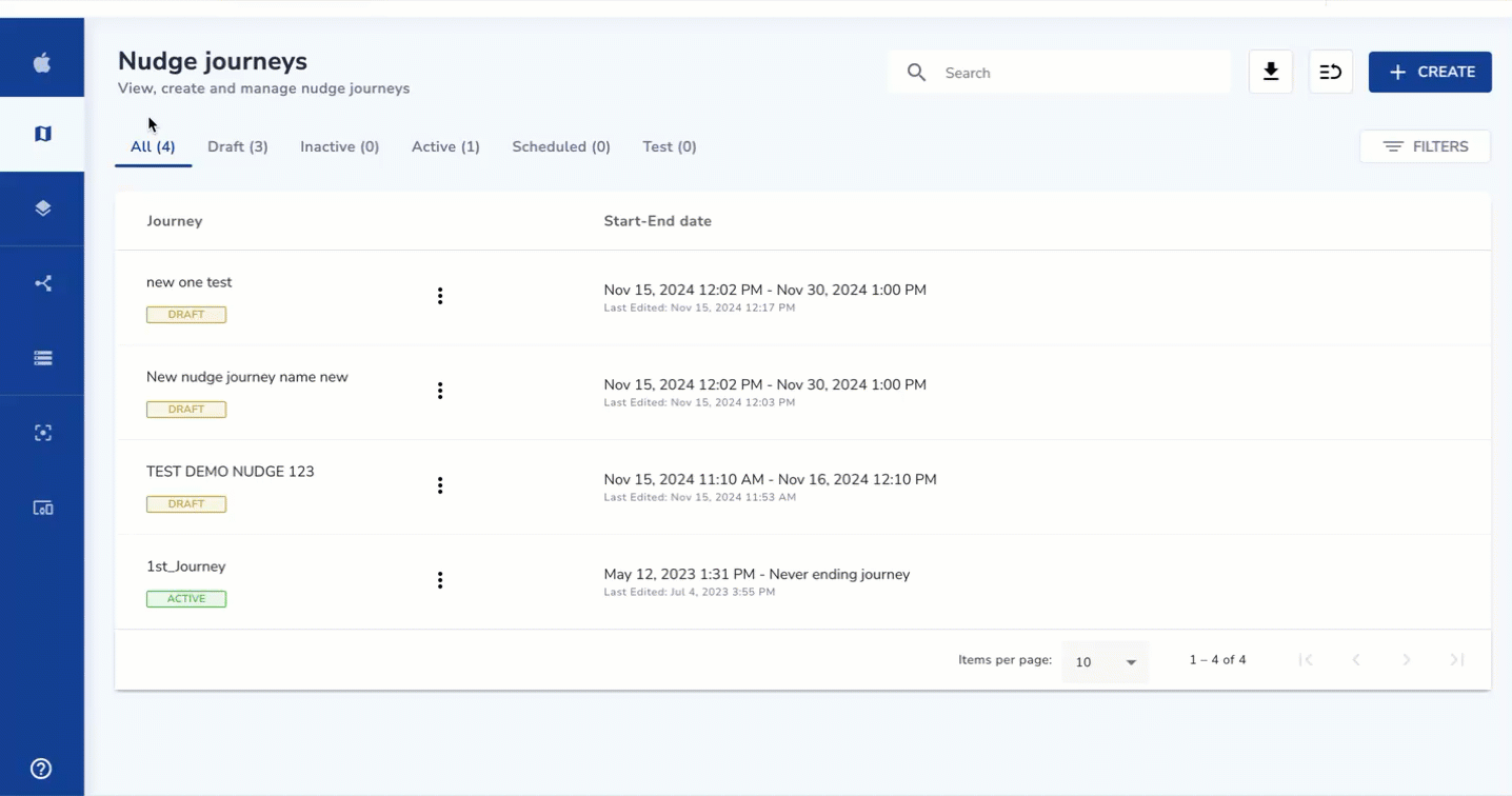 View, create, Manage Segments on PX Dashboard