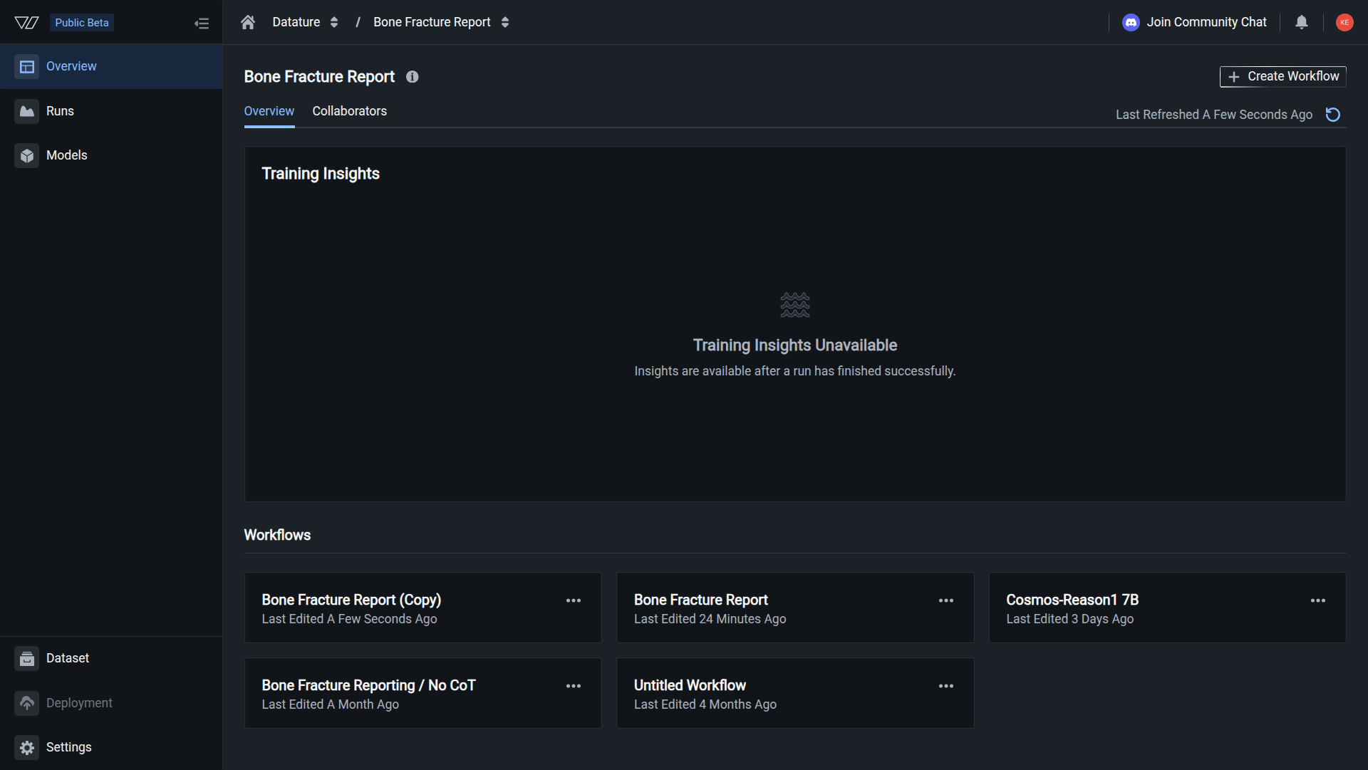 Workflows list showing the duplicate workflow