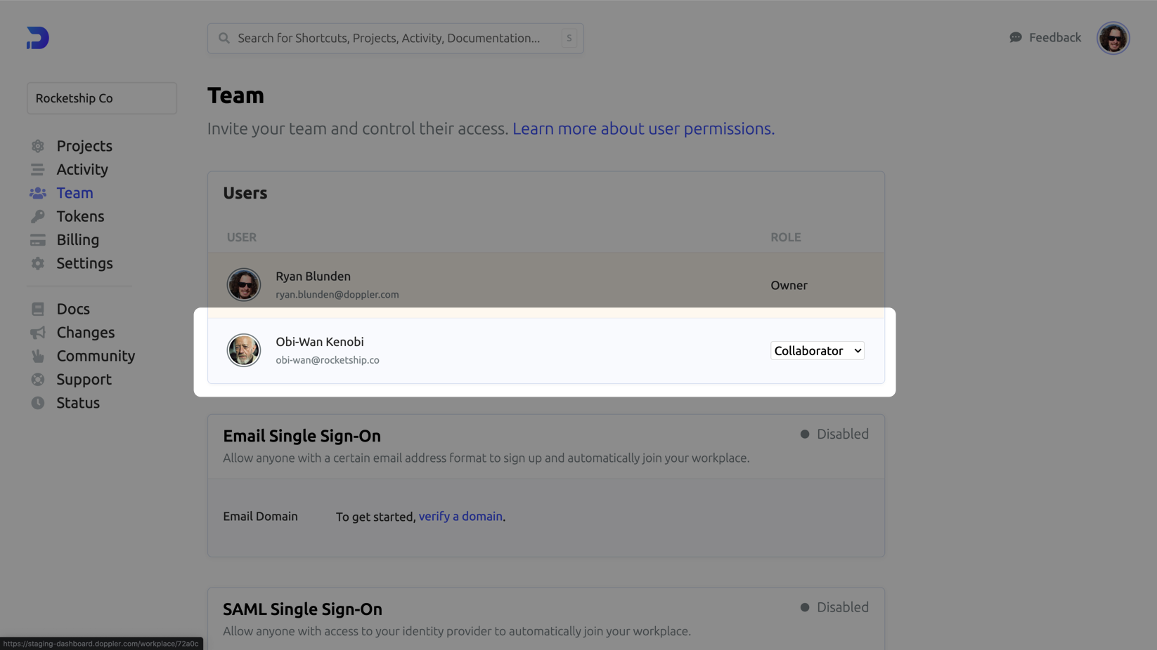 doppler-dashboard-provisioned-user.png