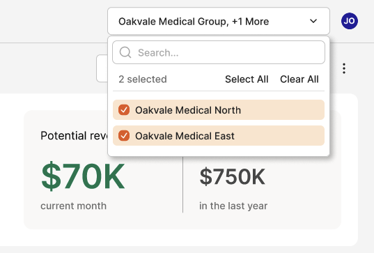 Organization Selector