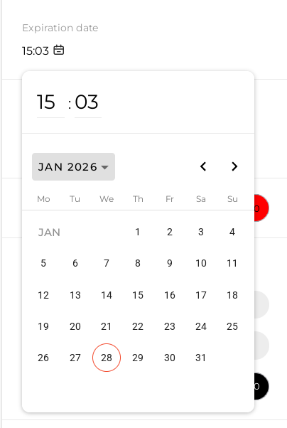 Datepicker