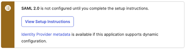 The Okta SAML 2.0 sign-on options for the Perk app.