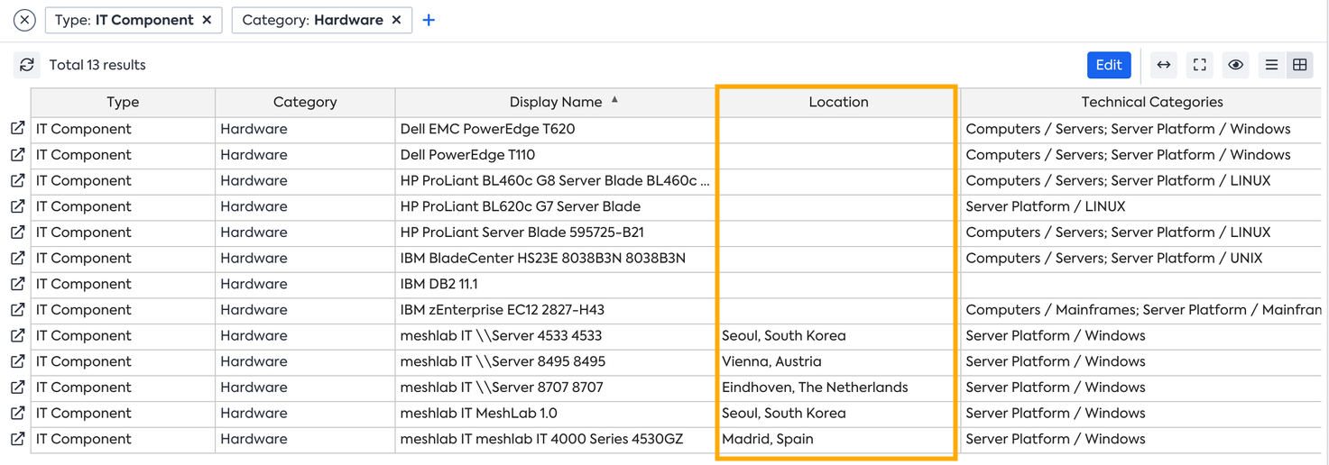 Importing Location details through Excel Import.