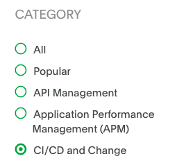 Select "CI/CD and Change"