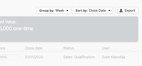 Screenshot 2021-01-28 at 15.03.00.png Grouping and sorting options in Opportunity Overview