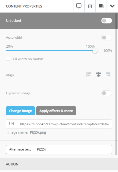 Image Content Properties