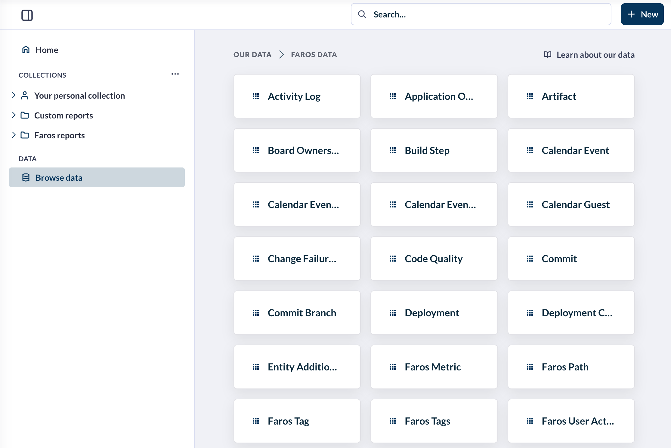 Query Reports Table